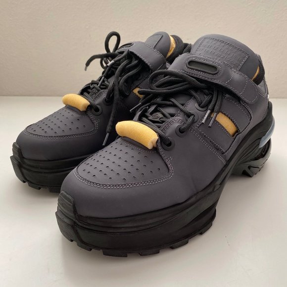 Margiela Retro Fit Nylon Grey Dad Bulky Sneakers - Picture 5 of 10